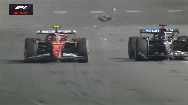 包含雷诺车队碾压迈凯伦，塞恩斯关键制胜的词条